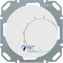 Регулятор температуры помещения, до 10А/250V, полярная белизна, R.x