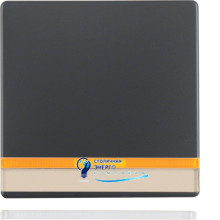 Клавиша 1Х с линзой с полем для записи, антрацит, Q.х