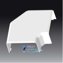 Угол прямой для короба EKD 80x40hf, безгалогенный, 8503HF_HB
