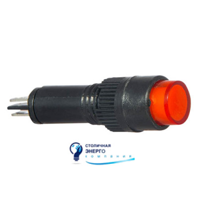 Сигнальная арматура AD22E-8DS красная 220V АC