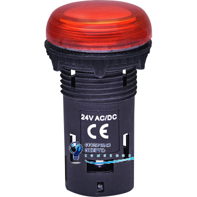 Лампа сигнал. LED матовая ECLI-012C-B 12V AC/DC (синяя)