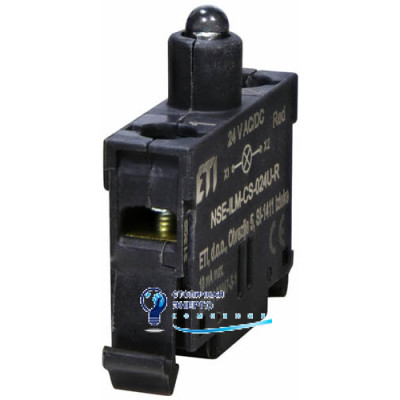 Модуль светодиодный NSE-ILM-CS-024U-R, красный LED 24V AC/DC (для установки в корпус)