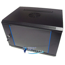 Шкаф коммутационный настенный 9U 600x600 разборной, черный