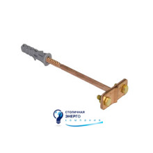 Фасадный держатель прутка d8-10мм или полосы до 30мм, 160х57мм, нержавеющая сталь, ND2305NI, ДКС