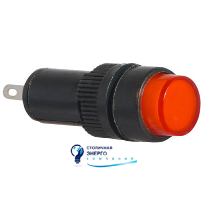 Сигнальная арматура AD22E-10DS красная 24V АC/DC