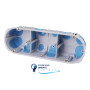 Коробка приборная тройная глубина 50 мм Kopos KPL 64-50/3LD HF_KA