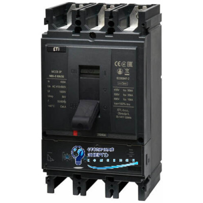 Автоматический выключатель NBS-E 630/3S 630A (50kA, (0.4-1)In/(1.5-10)Ir) 3P