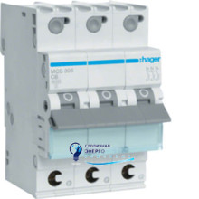 Автоматический выключатель QC 3P 6kA C-6A 3M