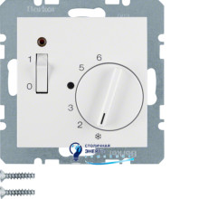 Регулятор температури приміщення, 24V, полярна білизна S.1
