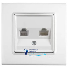 Розетка VIKO двойная компьютерная Linnera LINNERA 90400034 Белый