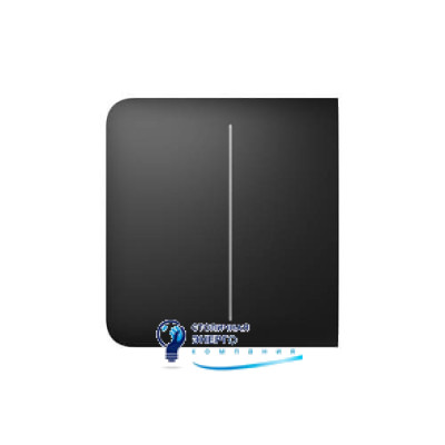 Кнопка для 2-клавішного вимикача Ajax SideButton (2-gang) Black