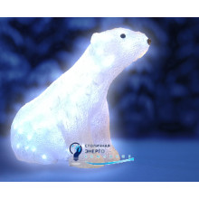 Светодиодное украшение Медведь Lumion 100 led для внутреннего использования акриловая белая колба
