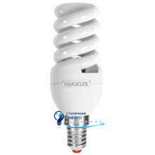 Лампа енергозберігаюча 11W Maxus T2 Slim full spiral 3-ESL-220-1 4100К, Е14 (набір 3 шт.)