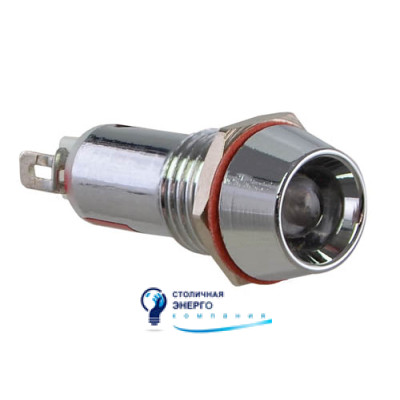 Сигнальная арматура AD22C-10 белая 220V AC
