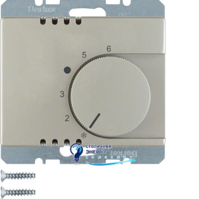 Регулятор температуры помещения, 250V, стальной лак, ARSYS