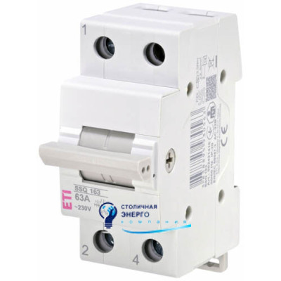 Переключатель нагрузки SSQ 163 "1-0-2", 1P 63A