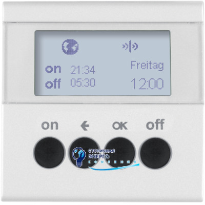 Таймер для вставки вимикача KNX-quicklink S.1/B.х полярна білизна матова