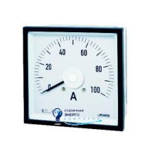 Амперметр DC 240˚ 60A 72x72 мм прямого увімкнення