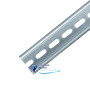 Монтажна DIN-рейка HDS 35x15mm з перфорацією (2m) (Senzimir) (пак 10 шт.)