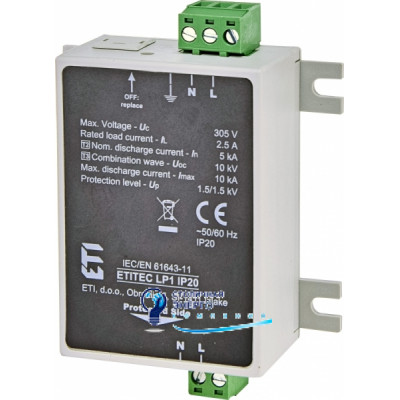Ограничитель перенапряжения ETITEC LP2 IP20