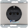 Розетка с з/к, нержавеющая сталь, 16А/250V ARSYS