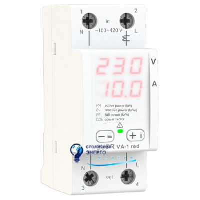Однофазний вольтамперметр VA-1 red