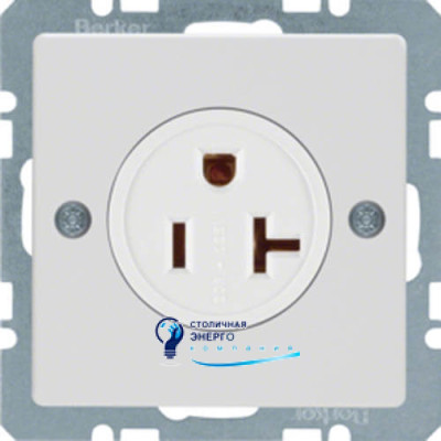 Розетка USA/CANADA NEMA 5-20 R, 20А/125V, полярна білизна, Q.x
