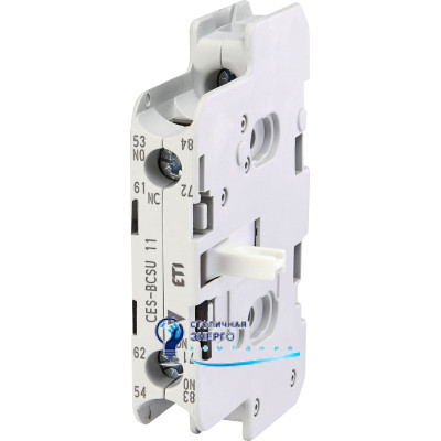 Блок контактов CES-BCSU 11 (1НО+1НЗ, бок. 2-й уровень, 5.6A 230V)