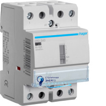 Контактор з ручним керуванням, 40A, 2НВ, 24V