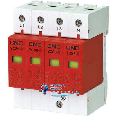 Обмежувач імпульсної перенапруги CNC YCS6-С 1500V DС 4Р 3Р+N