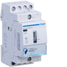 Контактор безшумний з ручним керуванням, 25A, 2НВ, 12V