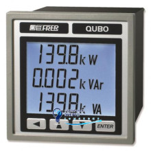 Аналізатор мережі модульний QUBO72-H, 1-5A, 100-400V, RS485, живлення 230V