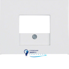 Накладка для розеток для громкоговорителей, USB-розеток, полярная белизна, K.1