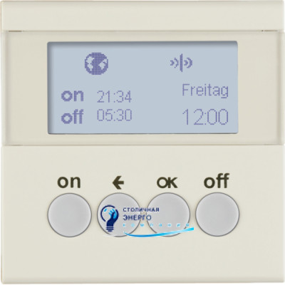 Таймер для вставки вимикача KNX-quicklink S.1 білий