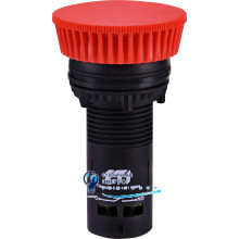 Кнопка монобл. грибок ECM-P10-R (без фикс., 1NO, красная)