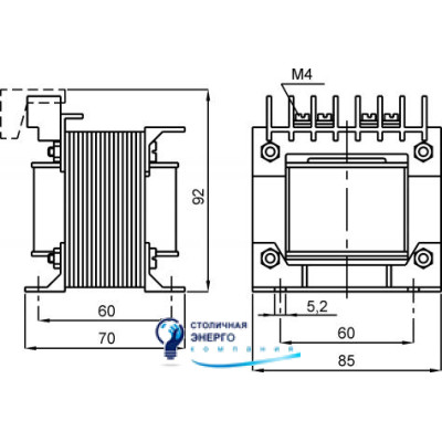Трансформатор напряжения измерительный TTV006 230:√3/100:√3