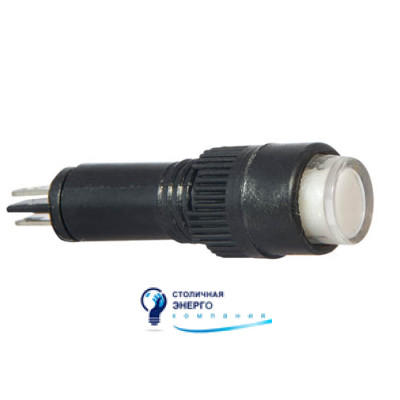 Сигнальная арматура AD22E-8DS белая 220V АC