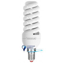 Лампа енергозберігаюча 13W Maxus Slim Full Spiral 3-ESL-226-1-s 4100К, Е14 (набір 3 шт.)