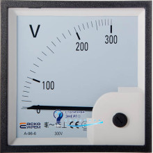 Вольтметр 300В 96х96 (A-96-6)