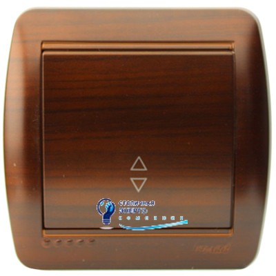 Выключатель проходной «DEMET», античный кедр