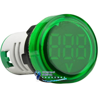 Вольтметр цифровой ED16-22VD 30-500В АС (зеленый)