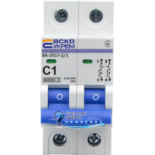 Автоматический выключатель УКРЕМ ВА-2017/С 2р 1А АСКО