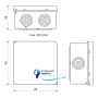 Коробка розподільча IP65, 003.CS.K_KB