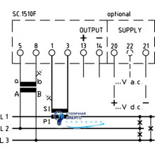 Высокоточный измерительный преобразователь реактивной мощности 3-х фазный, 3-х проводный, сбалансированная нагрузка 0.2, 115-230V AC (или по запросу)
