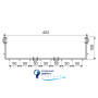 Лоток кабельний дротяний 110x400x3000 Kopos DZI 110X400_VEZ