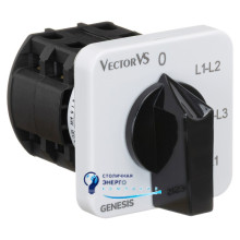 Кулачковий перемикач Vector VS GC 16A схема 67 (Лін. напруги)