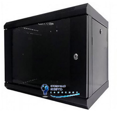 Шафа комутаційна настінна 9U 540x400 чорна