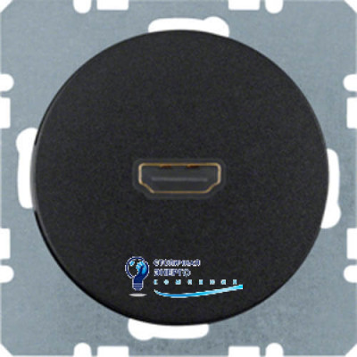 Розетка-HDMI, подключение сзади под углом 90°, черная, R.x