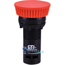 Кнопка монобл. грибок ECM-P01-R (без фикс., 1NC, красная)