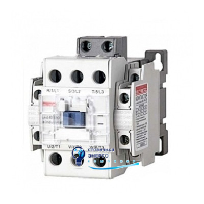 Контактор e.industrial.ukc.40.220, 40А, 220V DC, 2no+2nc E-Next